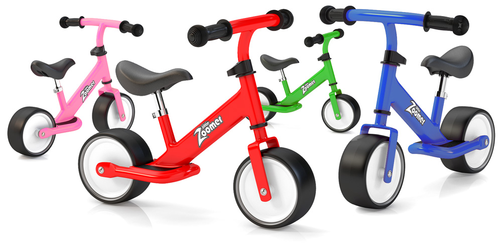 wide wheel balance bike